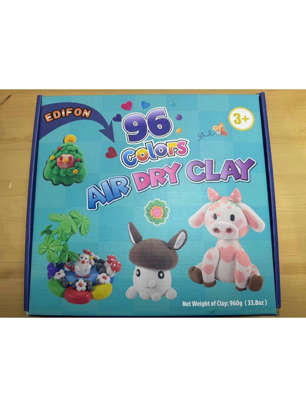 Air Dry Clay, 96 Colors Foam Magic Modeling Clay for Kids DIY Crafts
